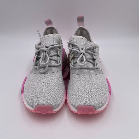 adidas NMD R1 Grey / Pink Womens Shoes - Picture 3 of 8